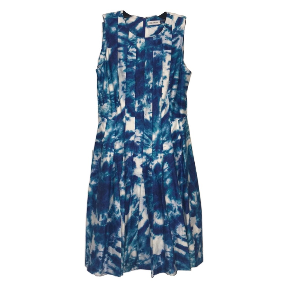 NWT Tie Dye Calvin Klein Dress Size 8